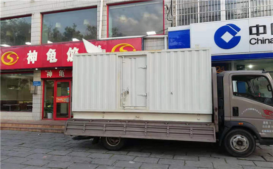 蕉岭出租发电机施工案例